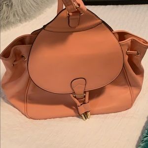 Peach backpack